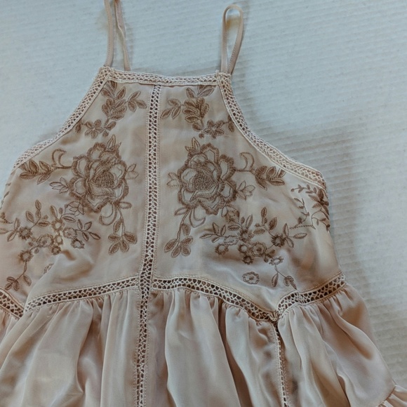 Boho Tank Embroidered Blush Pink - Picture 2 of 4